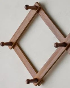 Accordion Wooden Wall Hook