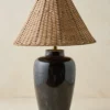 Amalia Table Lamp with Woven Shade