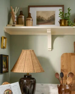 Amalia Table Lamp with Woven Shade