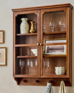 Amelia Oversized Display Cabinet with Glass Doors