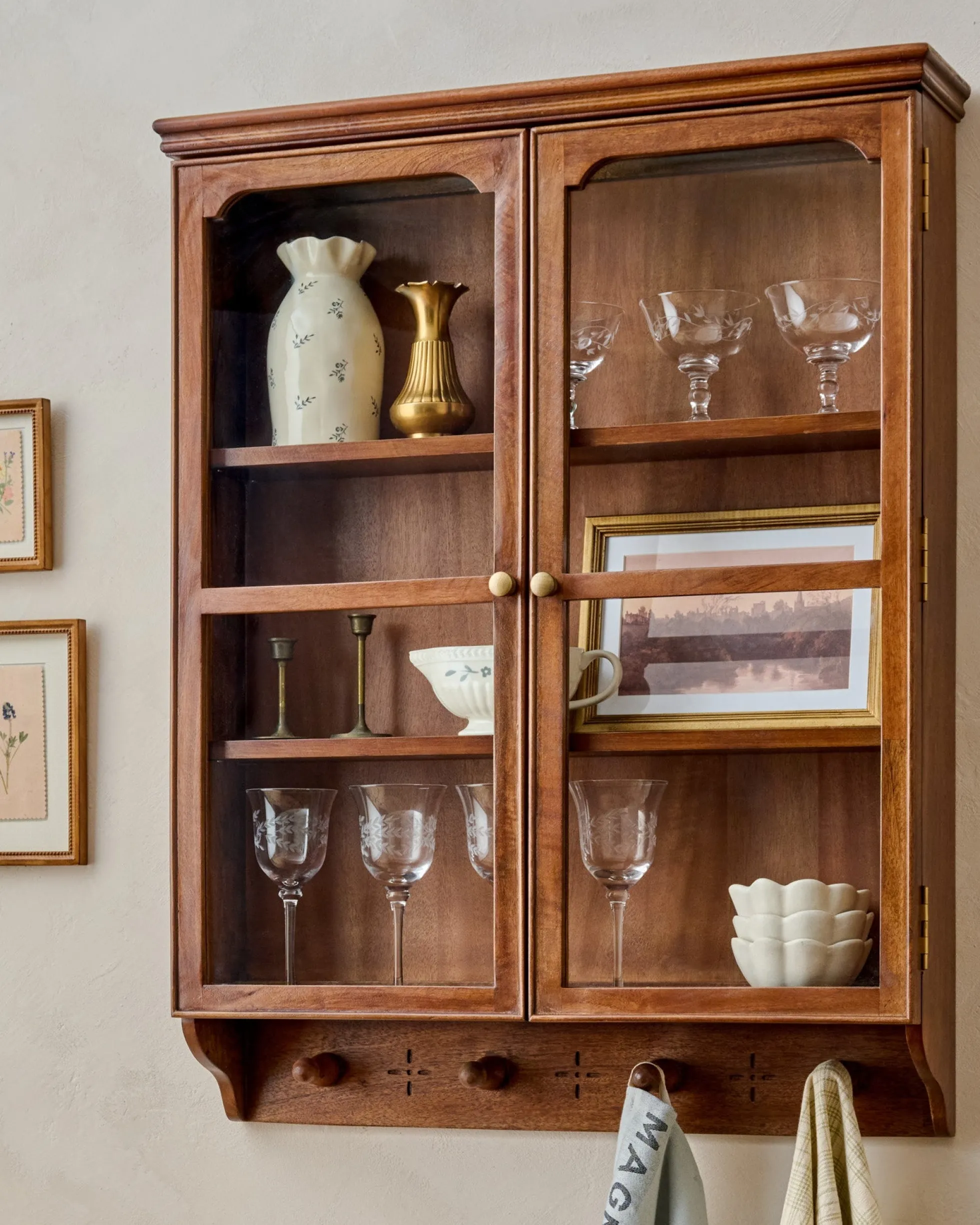 Amelia Oversized Display Cabinet with Glass Doors