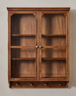 Amelia Oversized Display Cabinet with Glass Doors