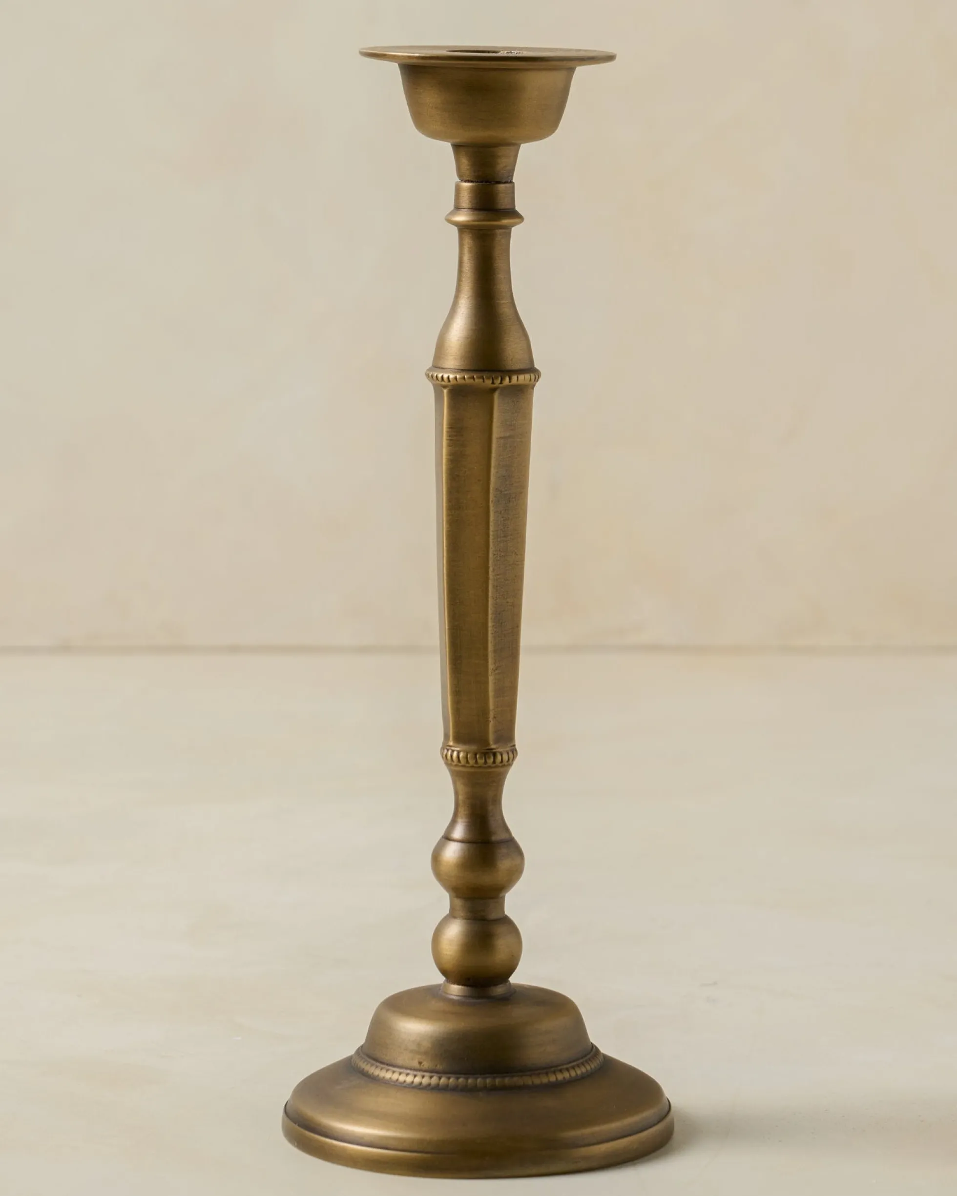 Anna Antique Brass Taper Holder