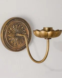 Anna Antiqued Brass Wall Sconce