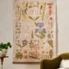 Antique Botanical Study II Tapestry