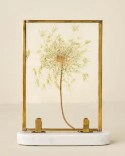 Antique Brass Bracket Photo Frame