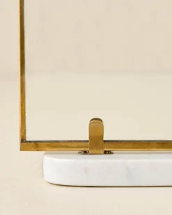 Antique Brass Bracket Photo Frame