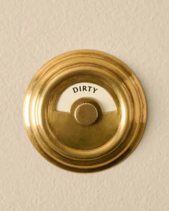 Antique Brass Dishwasher Marker