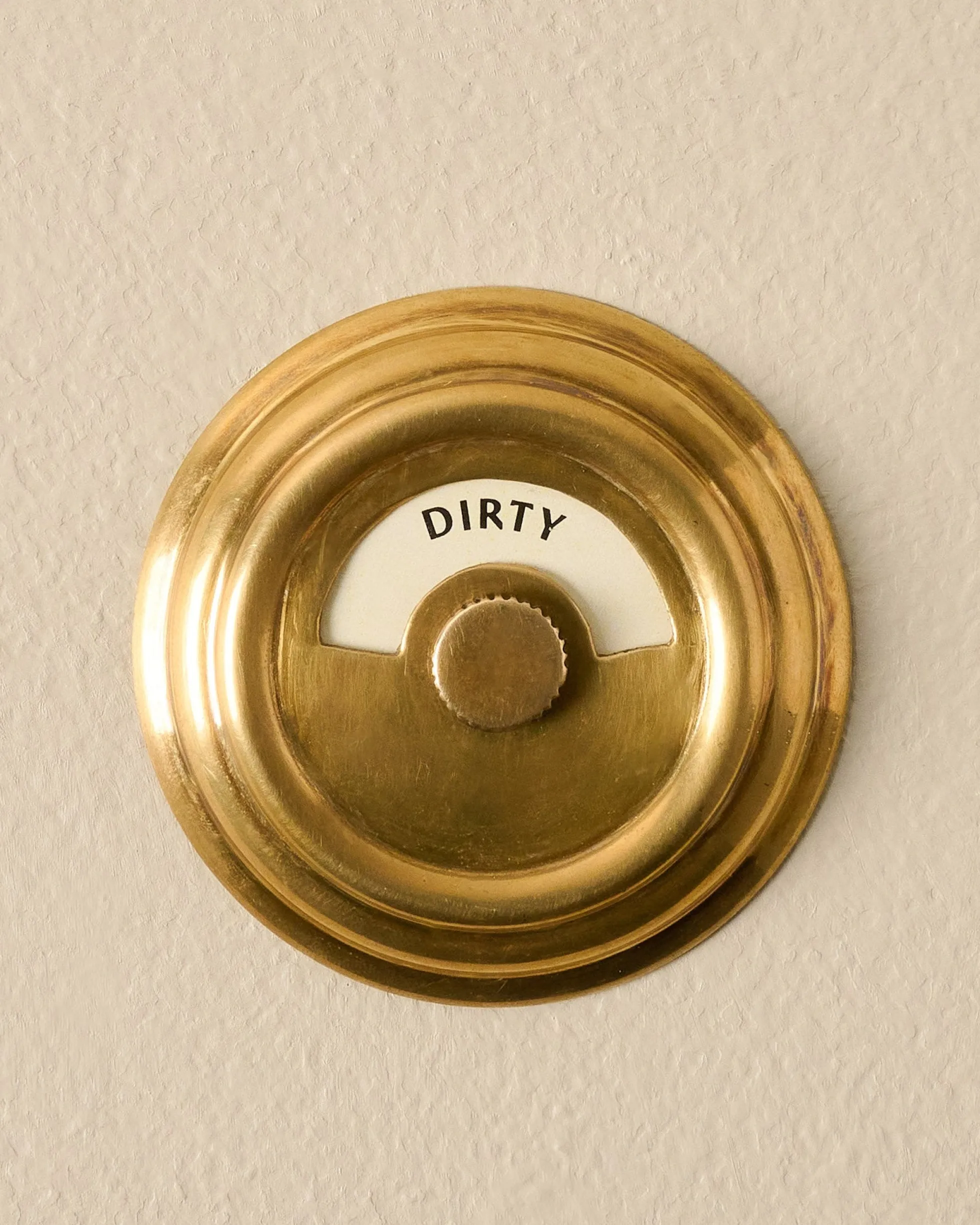 Antique Brass Dishwasher Marker