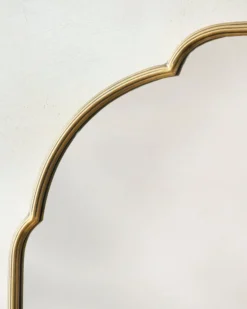 Antique Brass Luna Mirror
