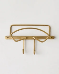 Antique Brass Wyatt Hooks