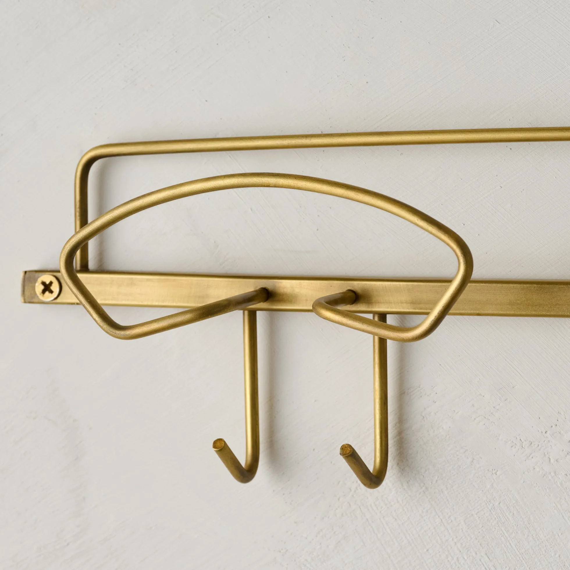 Antique Brass Wyatt Hooks