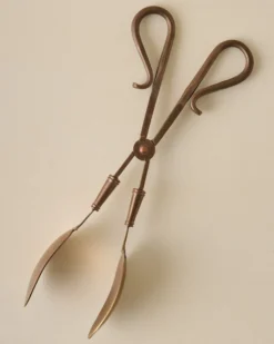 Antique Copper Serving Tongs