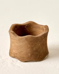 Antiqued Wood Napkin Ring Set of Four