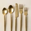 Antique Gold Flatware (Set of 5)