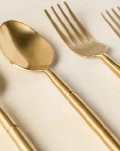Antique Gold Flatware (Set of 5)
