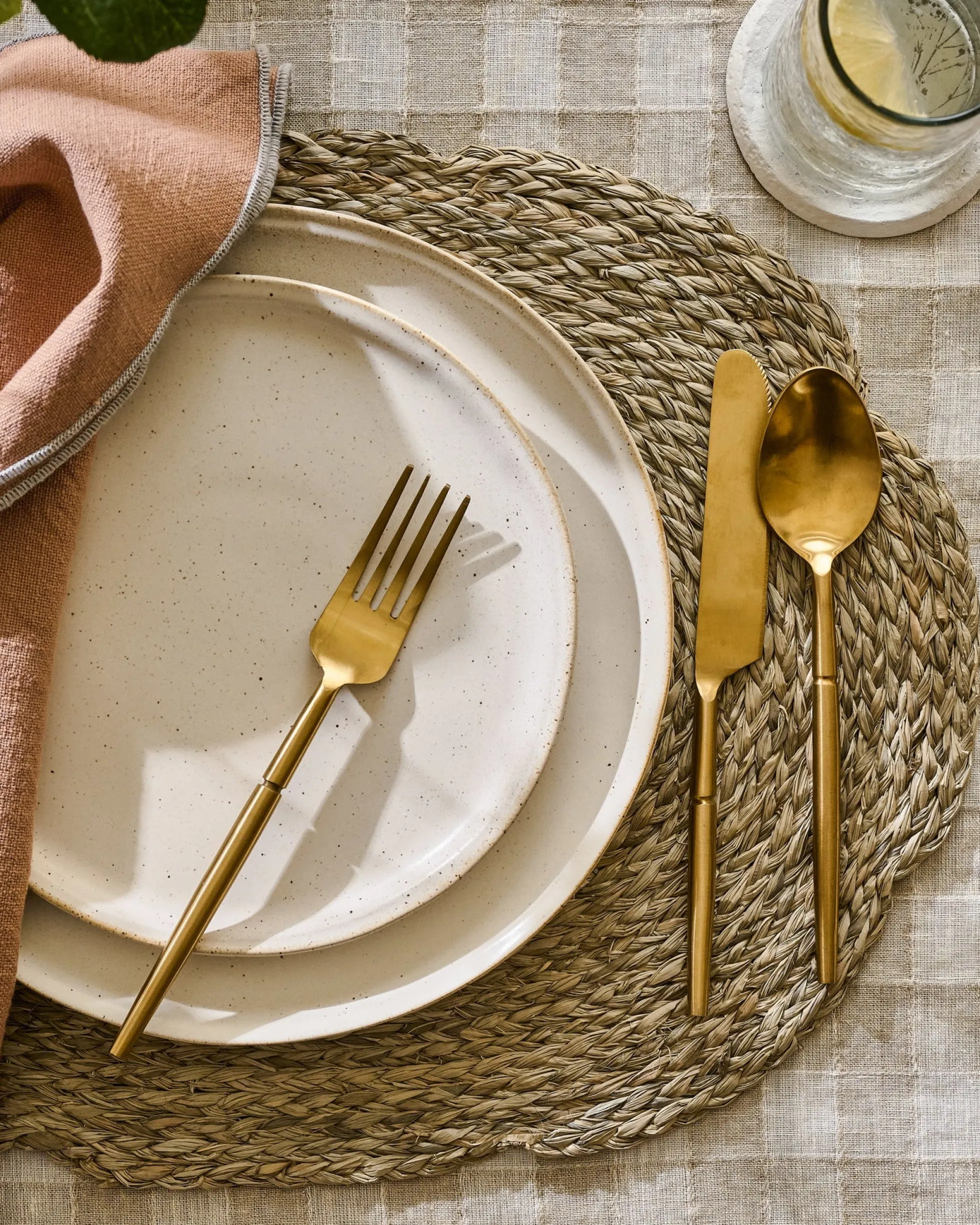Antique Gold Flatware (Set of 5)
