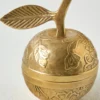 Antique Inspired Brass Apple Box
