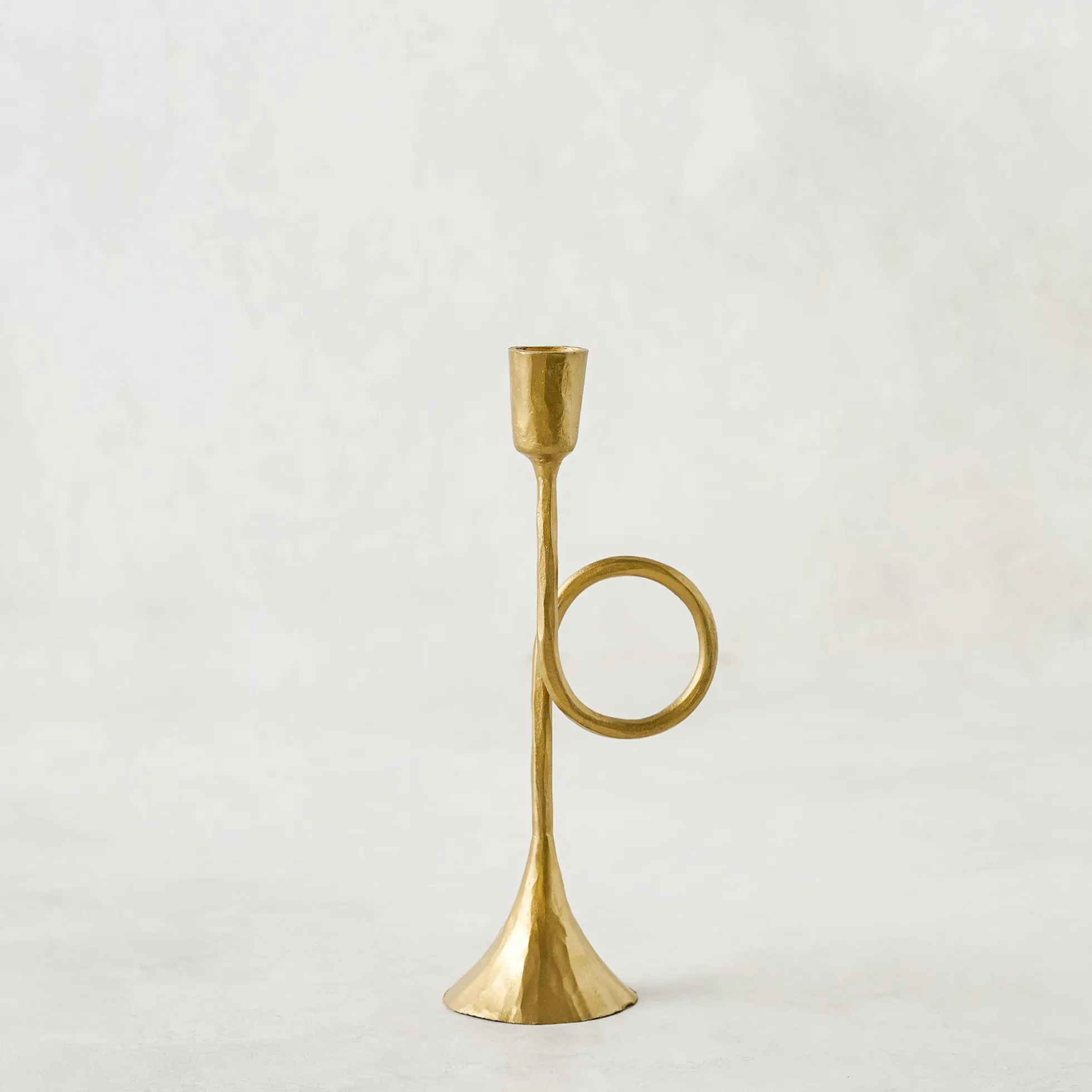 Antique Inspired Trumpet Taper Holder