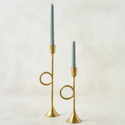 Antique Inspired Trumpet Taper Holder