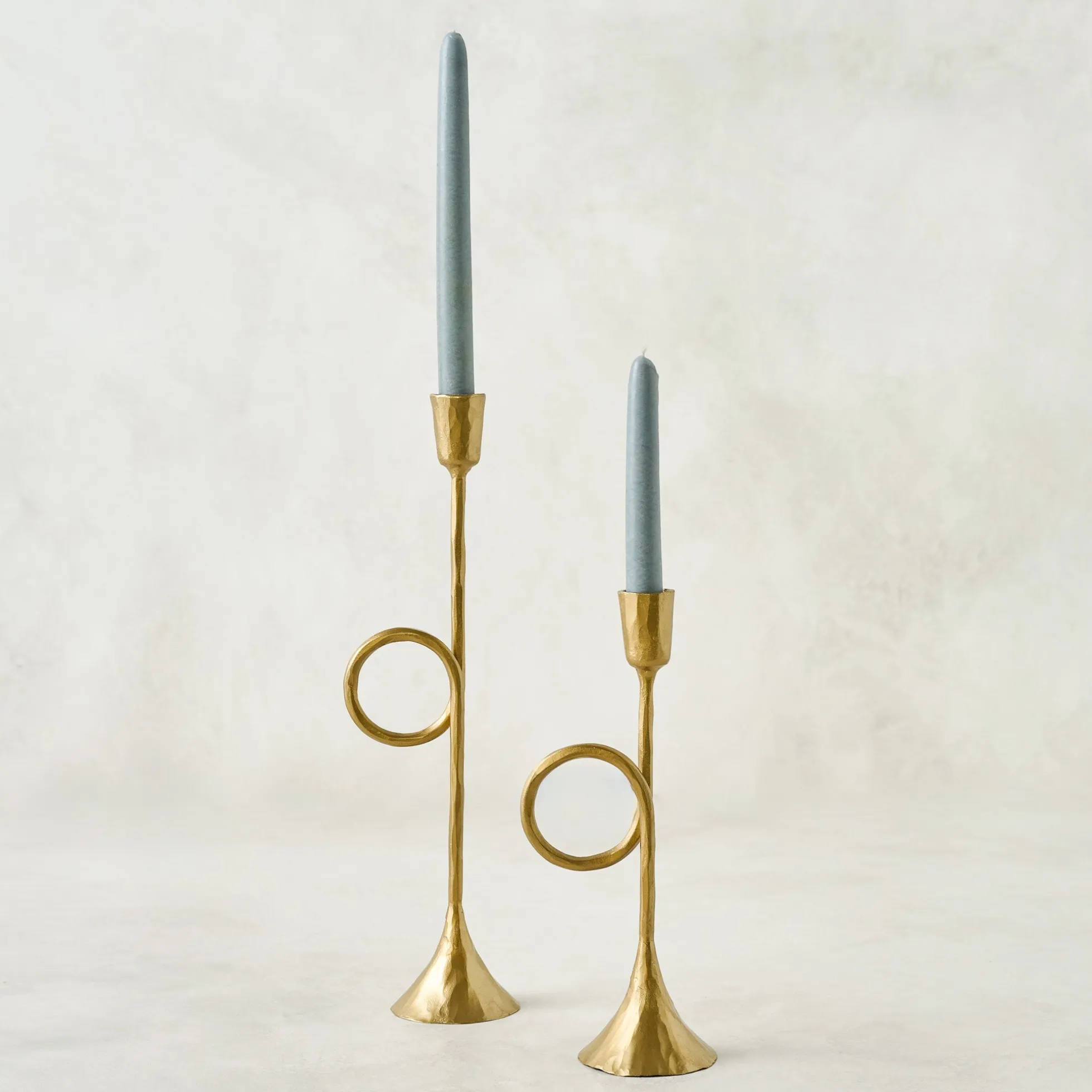 Antique Inspired Trumpet Taper Holder