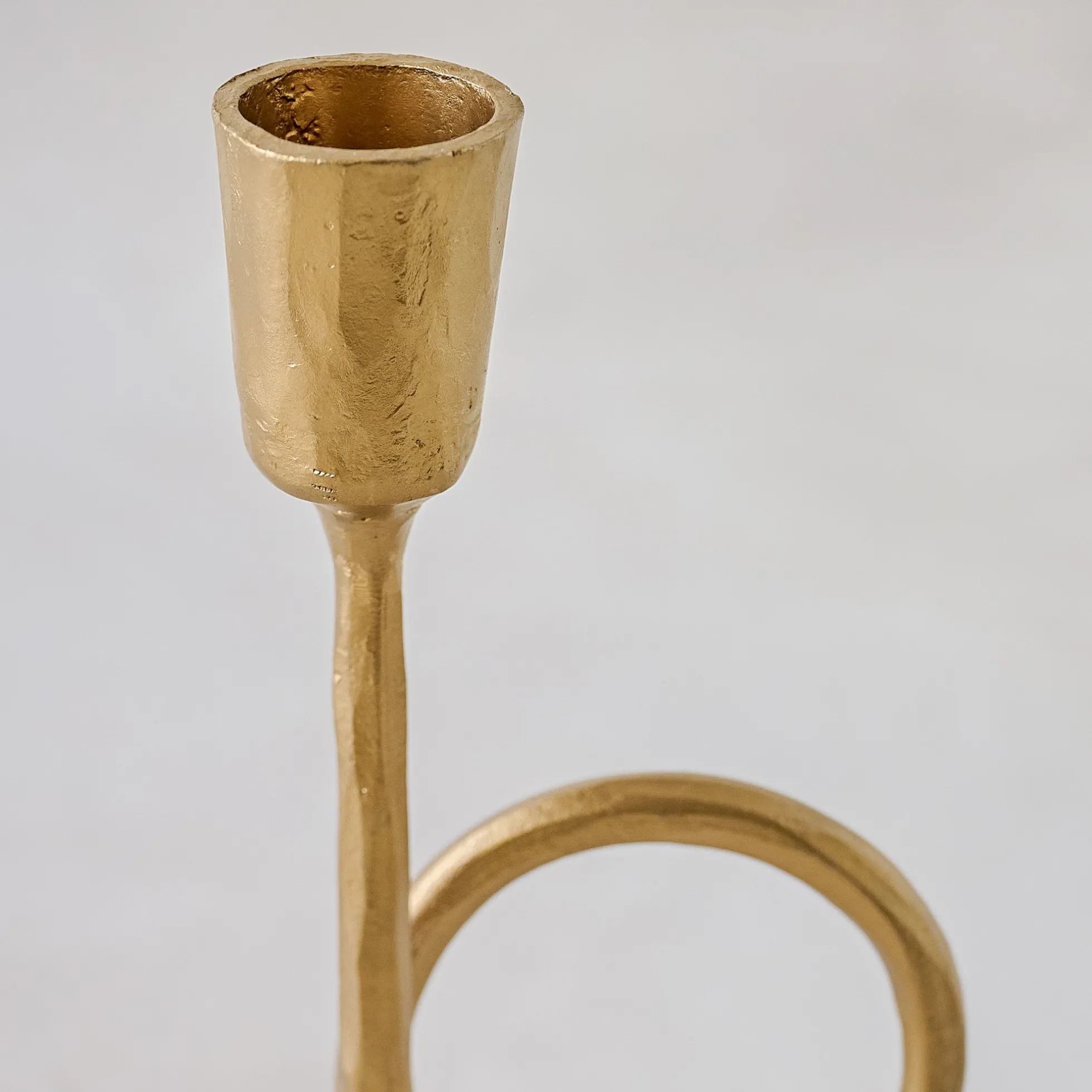 Antique Inspired Trumpet Taper Holder