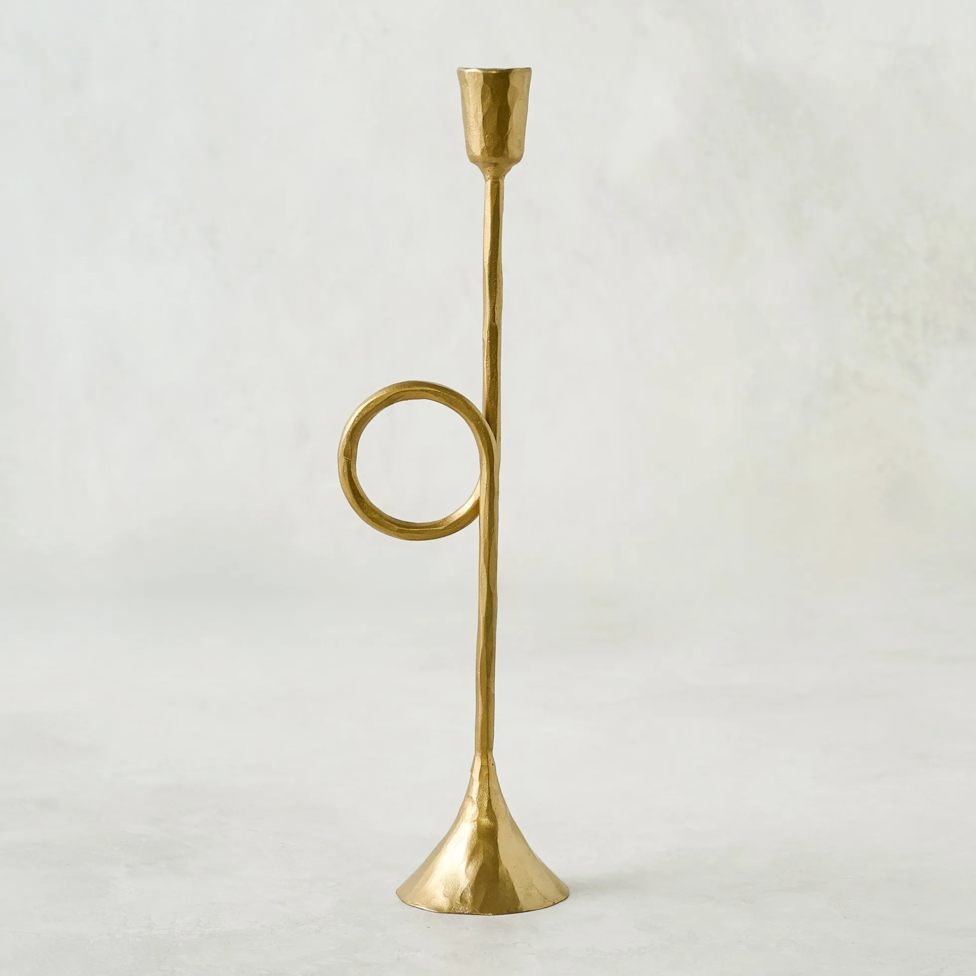 Antique Inspired Trumpet Taper Holder