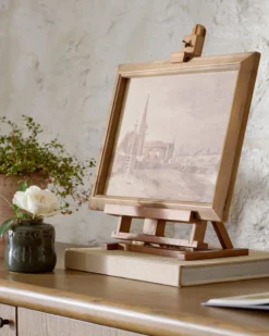 Antique Inspired Wooden Display Easel