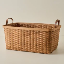 Antique Inspired Woven Harvest Basket