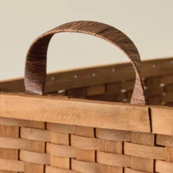 Antique Inspired Woven Harvest Basket