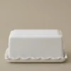 Antique White Margaret Butter Dish