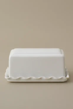 Antique White Margaret Butter Dish