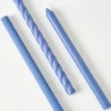Assorted Blue Taper Candle Set