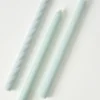 Assorted Light Blue Taper Candle Set
