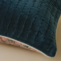 Audrey Velvet Lumbar Pillow- Magical Forest