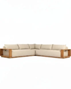 Augustine Outdoor Three-Piece Sectional