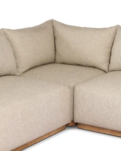 Augustine Outdoor Three-Piece Sectional