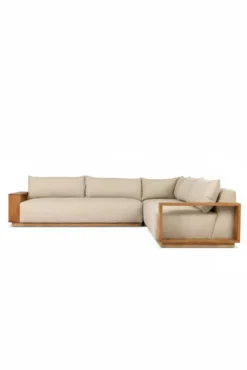 Augustine Outdoor Three-Piece Sectional