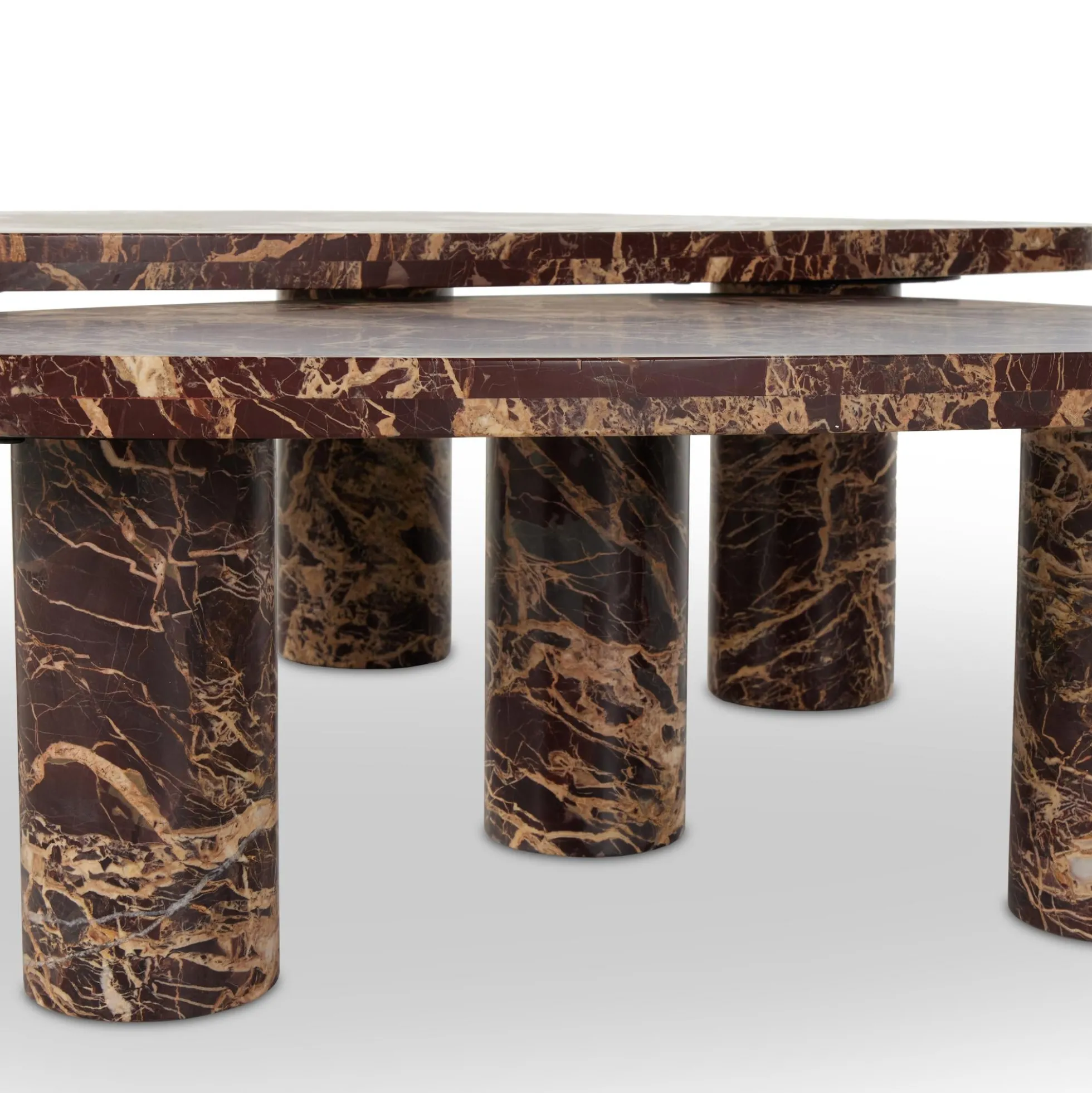 Aurora Marble Nesting Coffee Table