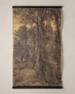 Autumn Forest at Dusk Tapestry
