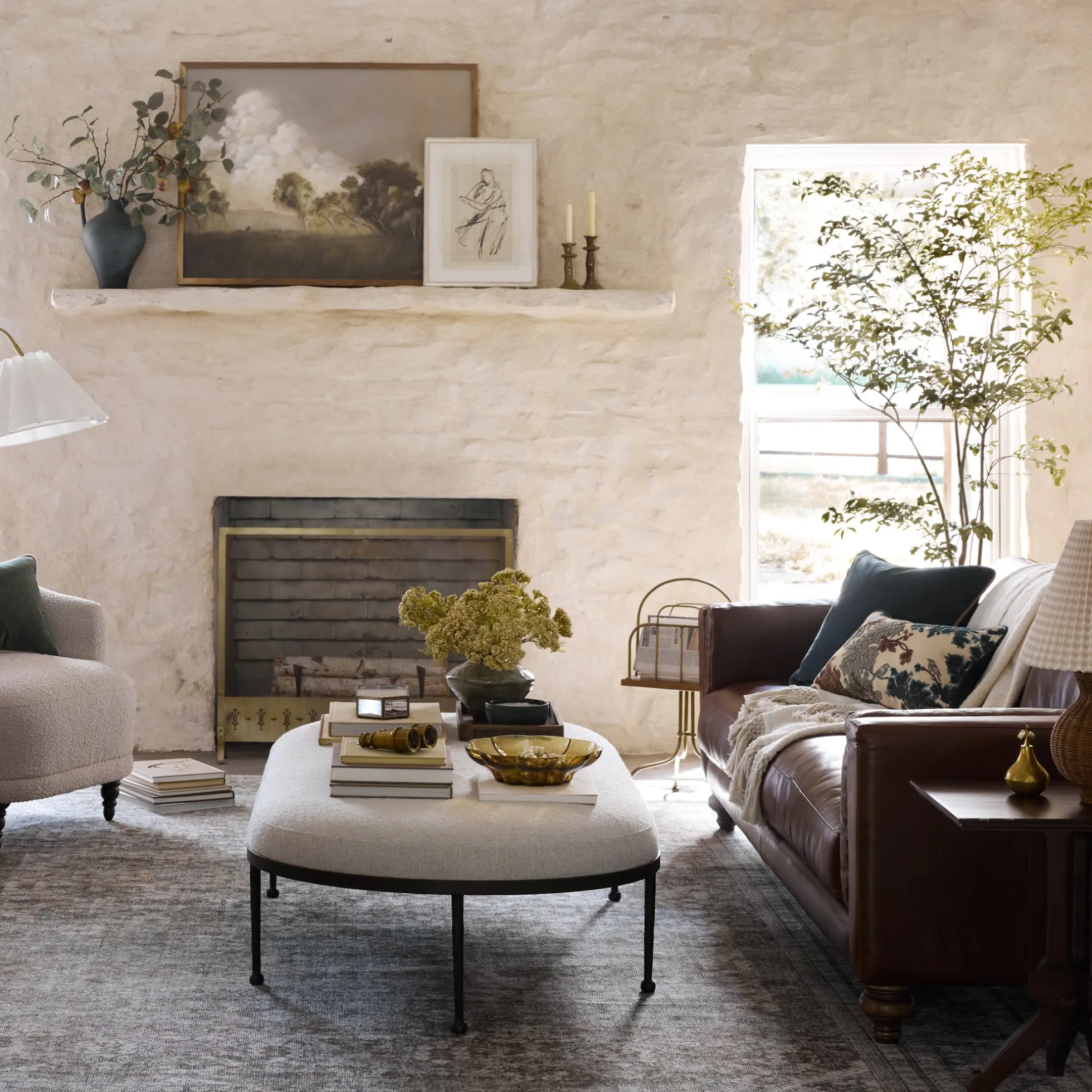 Bailey Cocktail Ottoman
