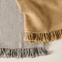 Basketweave Throw