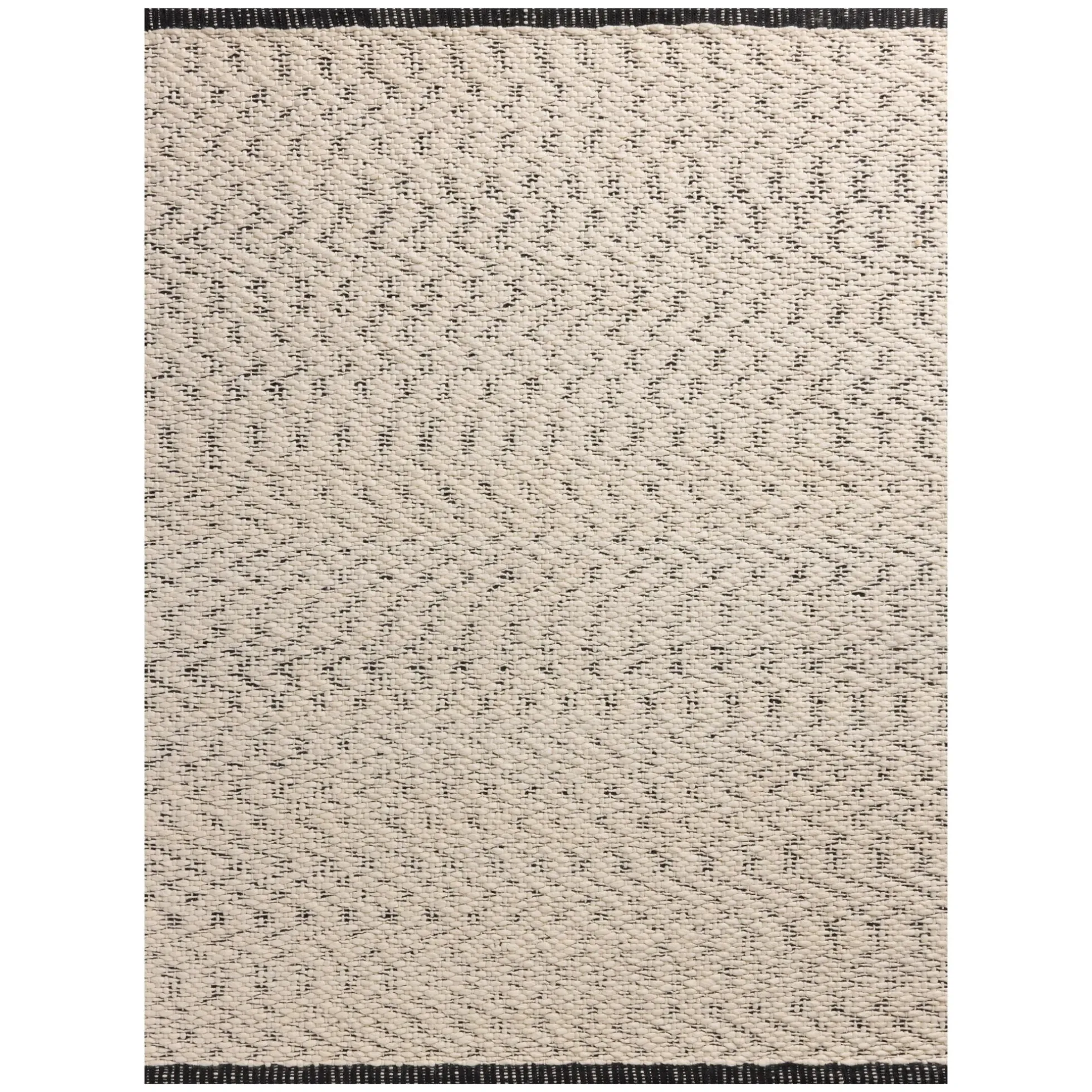 Betty Ivory Black Rug