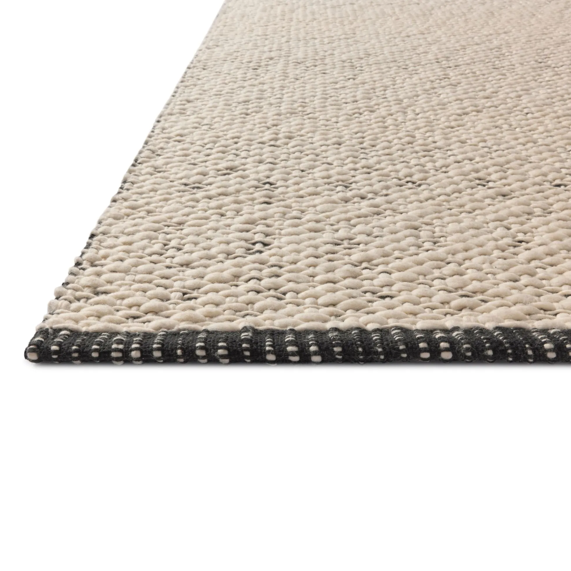 Betty Ivory Black Rug