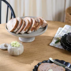 Black Scalloped Plate