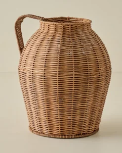 Blake Woven Rattan Jug Vase