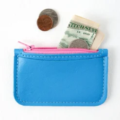 Blue Small Change Wallet