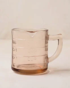 Blush One Cup Glass Measuring Cup