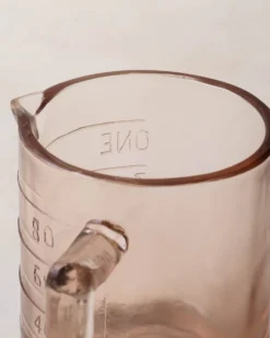 Blush One Cup Glass Measuring Cup