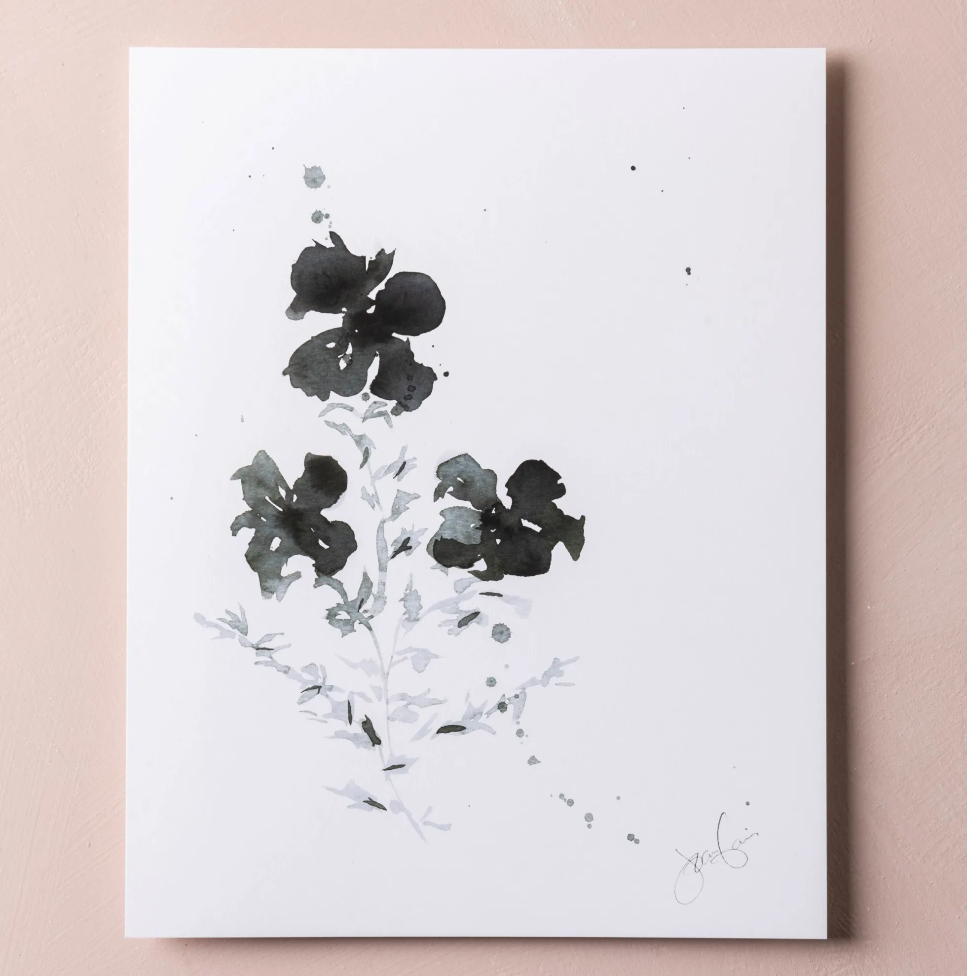 Botanical Watercolor Print